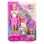 MuEca Cabello Destellos Arcoiris Barbie