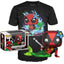 Set Figura Pop & Tee Marvel Deadpool Mermaid Exclusive