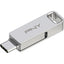 Pendrive PNY Duo Link - 64GB USB-A USB-C Acero inoxidable