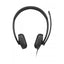 Headset Lenovo Wired Voip Headset 5000 Negro Con Microfono Usb-c Usb-a Teams