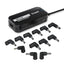 Cargador Universal De Portatil Tooq Tqlc-90bs02at 90w Automatico 12 Conectores 2 Puertos Usb