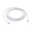 Cable USB 2.0 Tipo C/M a USB Tipo C/M - 2 m Blanco