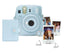 Fujifilm Instax Mini 13 Accesorios Kit Frost Blue / Funda Original + Mini lbum + Clips Para Sujetar Fotos