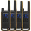 Motorola Talkabout T82 Extreme Quad Pack de 4 Negro/naranja - Walkie Talkie