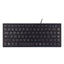 Teclado Unykach Compacto Ultra Plano Kb 302 Mini Usb 83 Teclas Color Negro