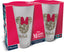 Set 2 Vasos Casual Minnie Mouse Garden 490Ml