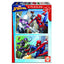 Puzzle Spiderman Marvel 2X48Pzs