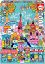 Puzzle 1000 Paris By Car Pintos