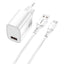 Kit Cargador Qcharx Artemisia 3A 18W + Cable Usb A Tipo C Bl