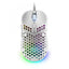 Mouse mars gaming rgb mm55w dise?o hive white 12800dpi a825pro switch huano superficie perforada ilu