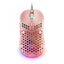 Mouse mars gaming rgb mm55p dise?o hive pink 12800dpi a825pro switch huano superficie perforada ilum