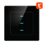 Avatto N-TS10-B3 3 Botones WiFi Negro - Interruptor Táctil Inteligente