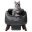 Catlink Open-X Gris Con Tapa Abierta WiFi - Arenero Autolimpiable