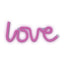 Lampara Forever Neon Led Love Pink