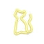 Lampara Forever Neon Led Light Cat Warm White Bat+usb