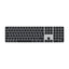 Teclado Apple Magic Keyboard Inalambrico Touch Id + Numerico Teclas Negras