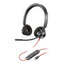 Auriculares Poly Blackwire 3320 Stereo Negro