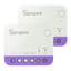 Sonoff MINI-RBS Interruptor Persianas Pack 2 WiFi Compatible Alexa, Google y Apple Home Blanco