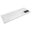 Cherry Teclado Touchpad lavable/desinfe USB Blanco