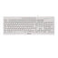 Teclado Cherry Stream 3.0 Usb Ultraplano Blanco