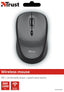 Ratón Trust Wireless Mouse Yvi - Black (sensor Optico De 800 - 1.600 Ppp Reales)