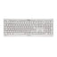 Teclado Cherry Kc 1000 Silencioso Usb Ultra Slim Blanco