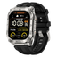 Kospet Tank M4C Plata con correa negra Pantalla AMOLED 1,96 Pulgadas Walkie Talkie - Reloj Inteligente