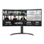 LG 34WR55QK-B 34 Pulgadas WQHD VA Curvo 100 Hz