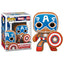 Funko Pop Marvel Navidad Galleta Jengibre Capitan America 50657