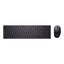 Kit Teclado + Mouse Raton Dell Pro Km5221w Wireless Inalambrico Negro