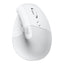 Mouse Raton Vertical Logitech Lift Para Mac 6 Botones 4000 Dpi Wireless Inalambrico Blanco Hueso