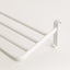 Yoevu Repisa Blanca Con Ganchos Compatible Con Toalleros Electricos Yoevu