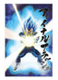 Poster 3d 58x38cm Universe Survival Vegeta Dragon Ball Super