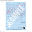 Calcomania G - Decal 143 Ms Gundam Hathaway Mu2