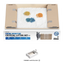 PETKIT Set de Arena para Gatos con Monitoreo de Orina + Bandejas Reemplazables para Purobot Crystal Duo (Pack x4)