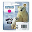 Cartucho Tinta Epson T261340 Magenta Photo 26 Xp - 600 - 605 - 700 - 800 - Oso Polar