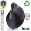 Mouse Trust Vyran Wireless Ergo 2400dpi 7 Botones Hyperscroll Multidevice Recargable Usb-c Negro