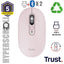 Mouse Trust Wireless Seron Hypscroll Slim 400-2400dpi 6 Botones Recargable Fsc Grs Rosa