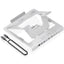 Soporte de Sobremesa - Docking USB Tipo-C Aisens ASUC-7P046-GR/ 2xUSB/ 1xUSB Tipo-C/ 2xHDMI/ 1xRJ45/ 1xUSB Tipo-C PD/ Gris
