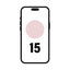 Smartphone Apple iPhone 15 128Gb/ 6.1"/ 5G/ Rosa
