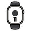 Apple Watch Series 11/ GPS/ Cellular/ 42mm/ Titanio Negro/ Pizarra Correa Deportiva Negro (S/M)