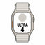 Apple Watch Ultra 4/ GPS/ 49mm/ Caja de Titanio Natural/ Correa Ocean Gris Translúcido