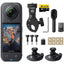 Cámara Digital Deportiva Insta360 X5 Motorcycle Bundle/ 8K/ ngulo de visión 360/ Negra