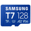 Tarjeta de Memoria Samsung P7 128GB microSD XC/ Clase 10/ 170MBs