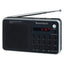 Radio Portátil Sunstech RPD32SL/ con Batería/ Negra y Plateada