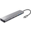 Docking USB Tipo-C Trust Dalyx/ 2xUSB/ 2xHDMI 4K/ 1xDisplayPort/ 1xUSB Tipo-C PD/ Gris