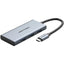 Docking USB Tipo-C Vention TOOHB/ 1xHDMI 4K/ 3xUSB/ 1xLector Tarjetas/ Gris