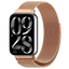 Correa Milanesa Magnética Xiaomi Mi Smart Band 9 Pro / Band 8 Pro / Redmi Watch 4 / Redmi Watch 5 / Redmi Watch 6 / Xiaomi Smart Band 10 Pro Dorado Rosa