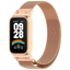 Correa Milanesa Magnética Xiaomi Mi Smart Band 9 Active / Redmi Smart Band 3 Dorado Rosa