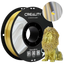 Filamento Creality PLA CR-Silk - 1.75mm - Velocidad de impresión hasta 100mm/s - Bobina de 1kg Color Oro/Plata